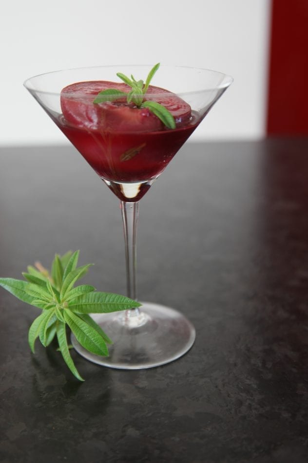 soupe pêche de vigne