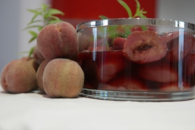 soupe pêche de vigne