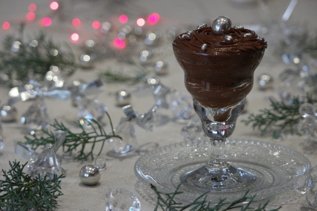 Ganache chocolat noisette végan