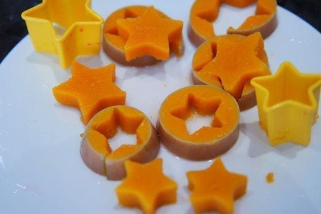 décoration assiette avec des légumes