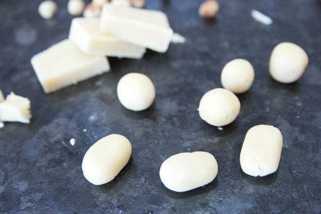 fruits déguisés caramélisés