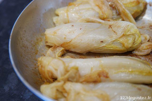 endives braisées lait de coco