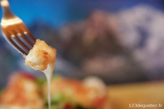 salade au reblochon pané