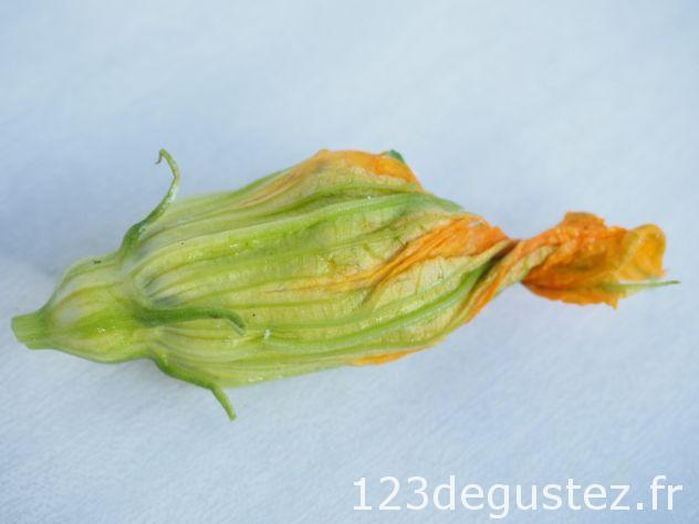 Fleurs de courgettes farcies