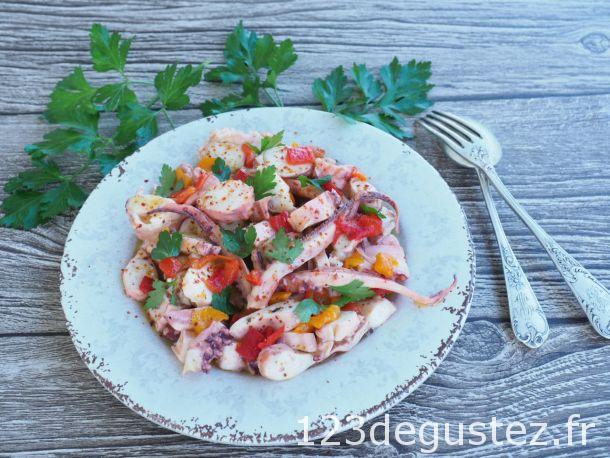 salade de poulpe à la grecque