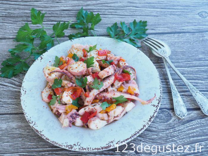 salade de poulpe à la grecque