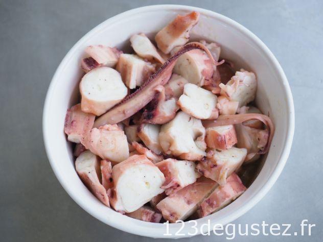salade de poulpe à la grecque