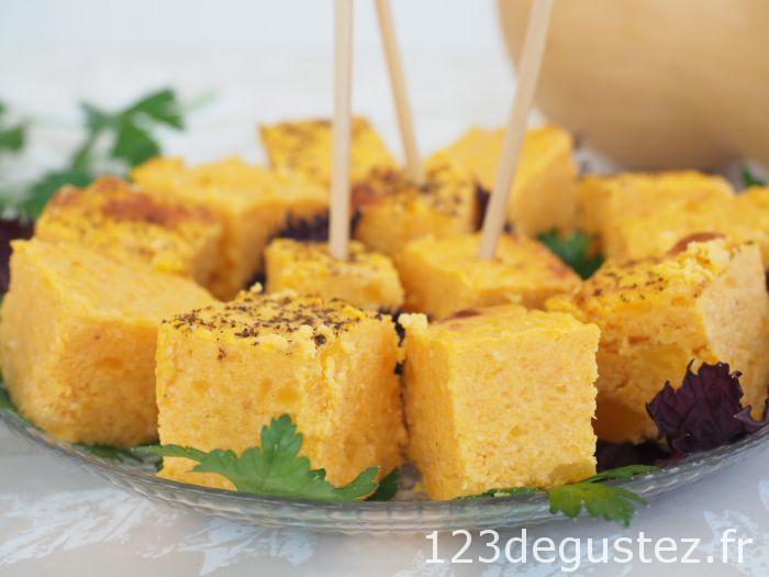 gateau salé de butternet sans lactose sans gluten