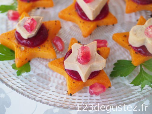 canapé de foie gras au butternut