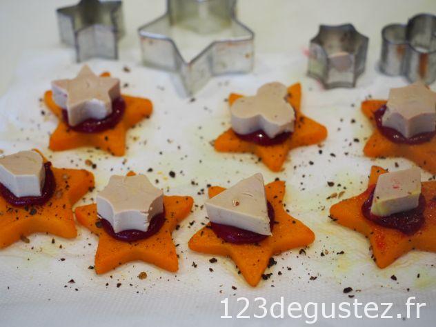 canapé de foie gras au butternut