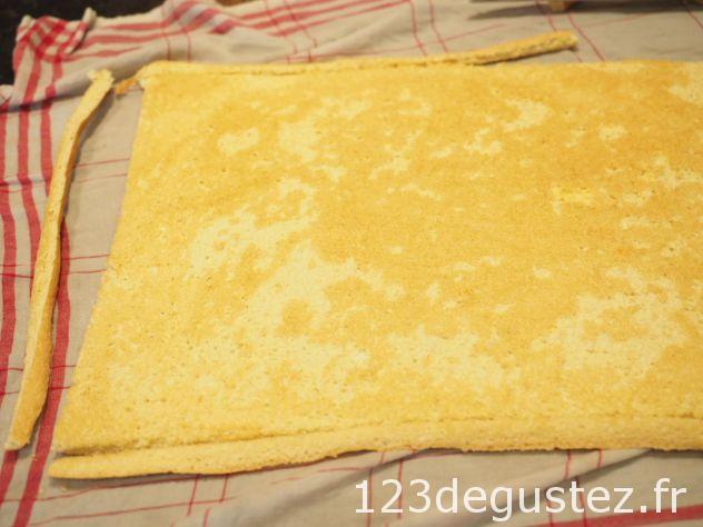 Bûche de Noel facile et légère sans gluten