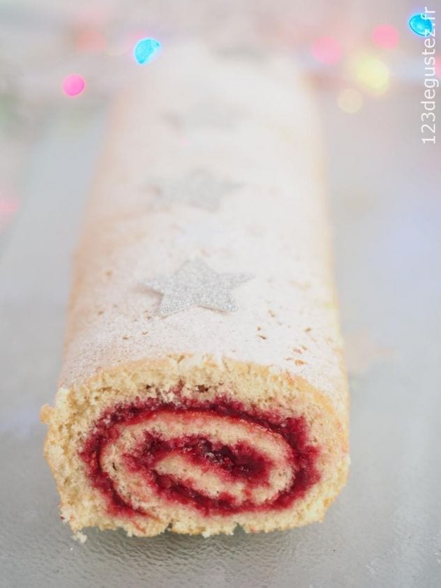 Bûche de Noel facile et légère sans gluten