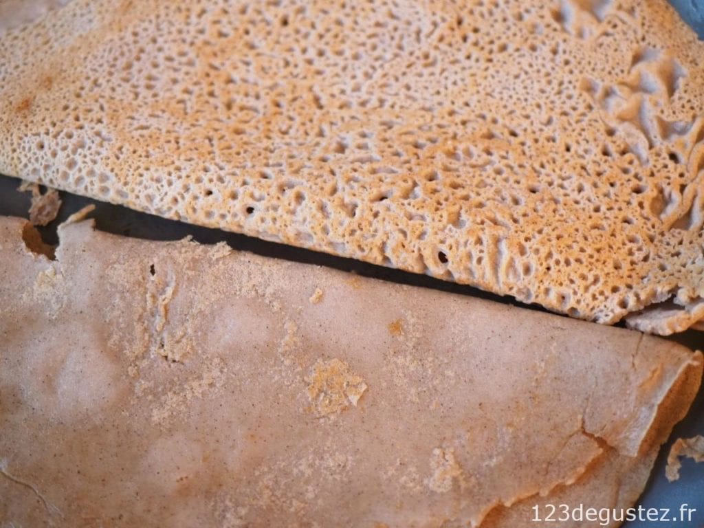 galette sarrasin ou galette blé noir