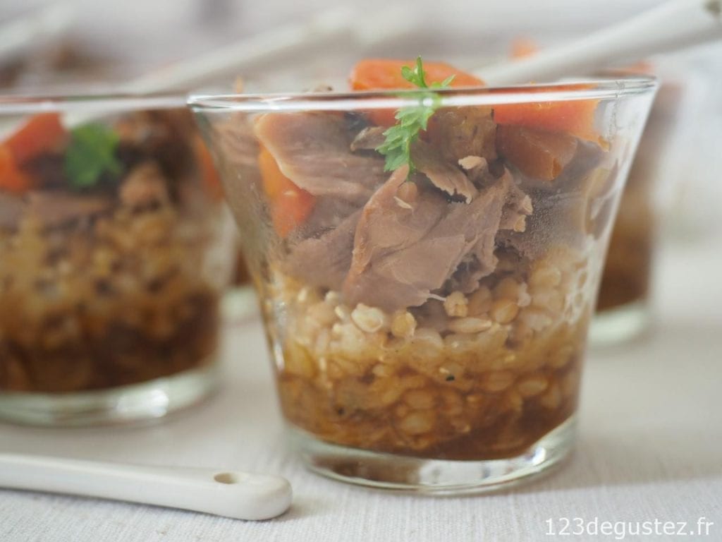 verrine salée pour paques