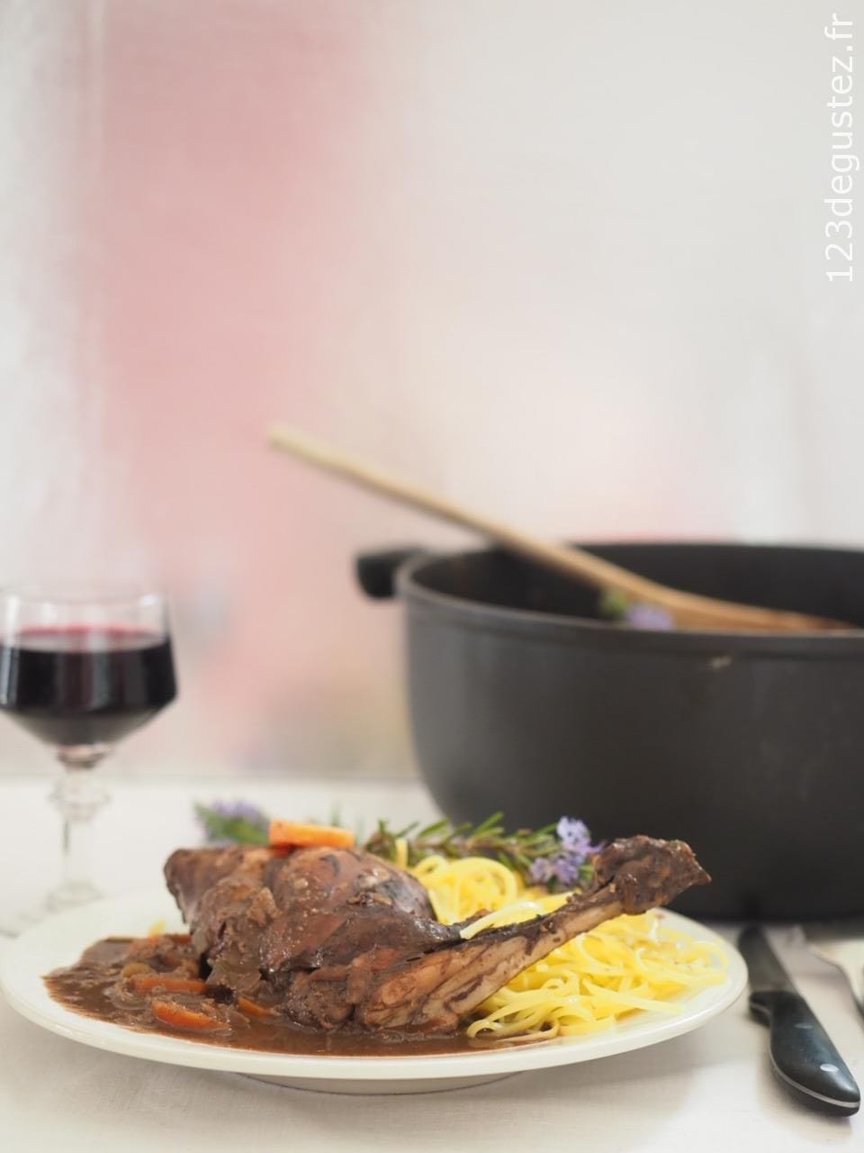 civet de lapin au chocolat