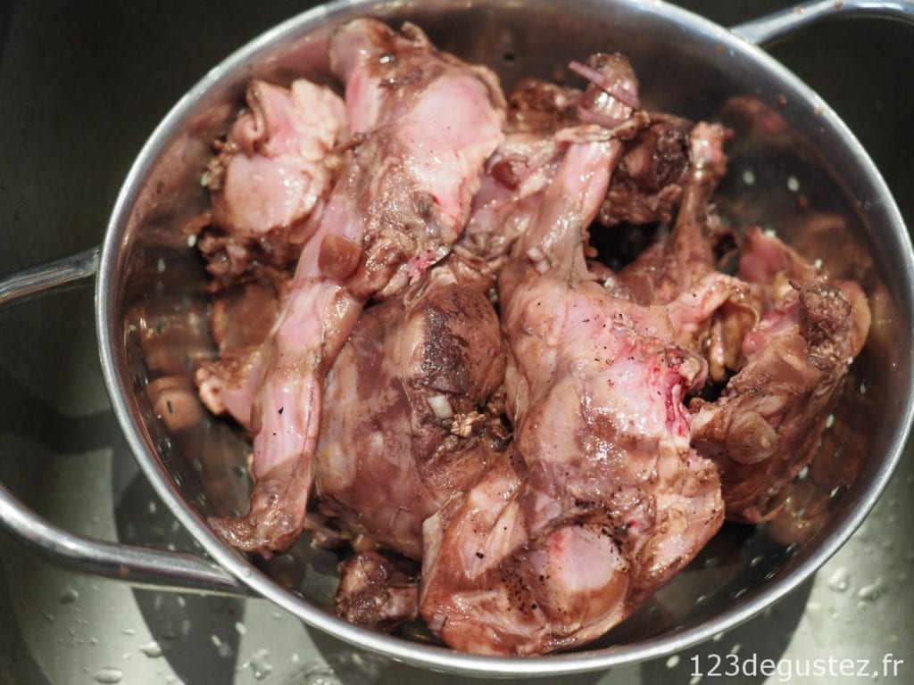 civet de lapin au chocolat