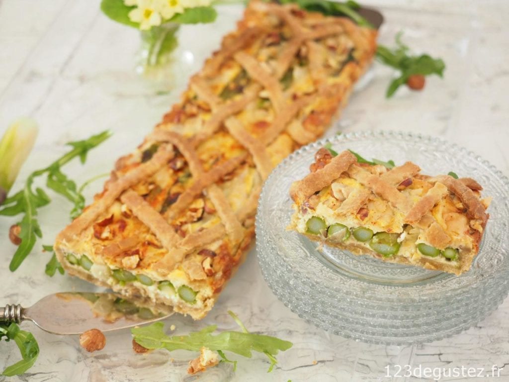Tarte aux asperges végétarienne