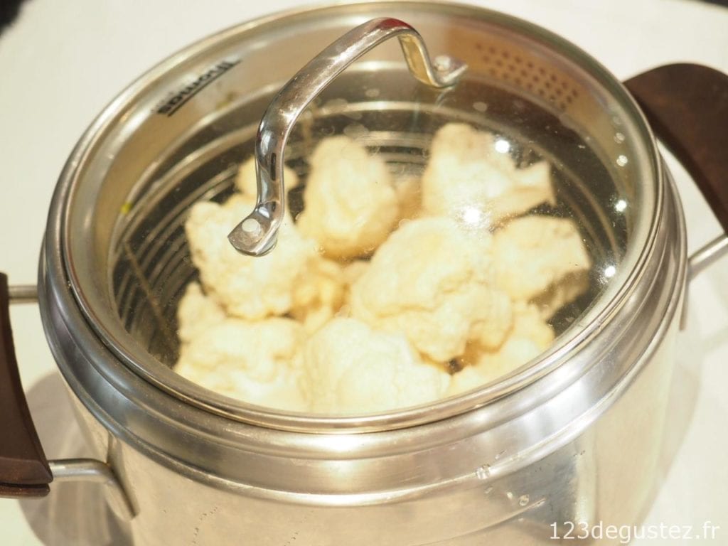 Verrine facile chou fleur mascarpone