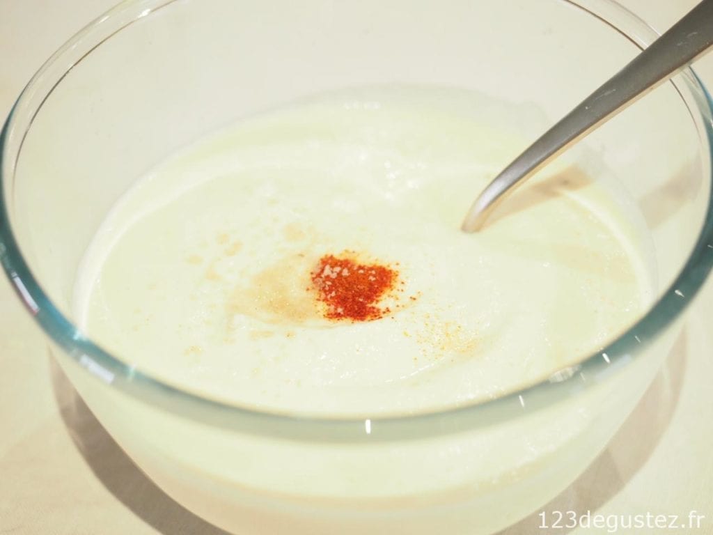 Verrine facile chou fleur mascarpone