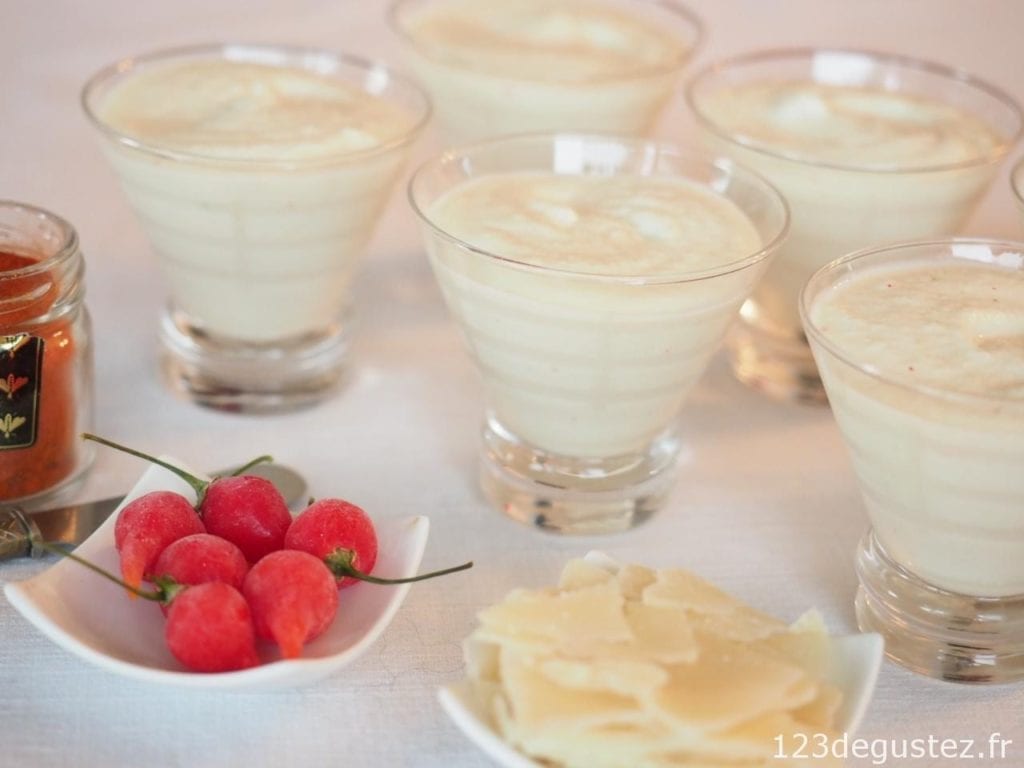 Verrine facile chou fleur mascarpone