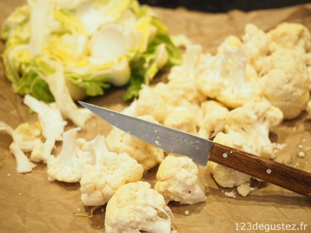 Verrine facile chou fleur mascarpone