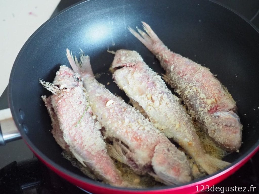 rougets grillés minute