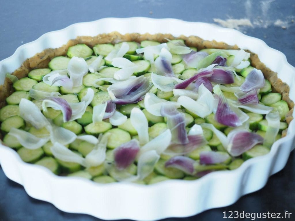 tarte aux légumes de printemps