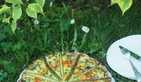 tarte aux légumes de printemps