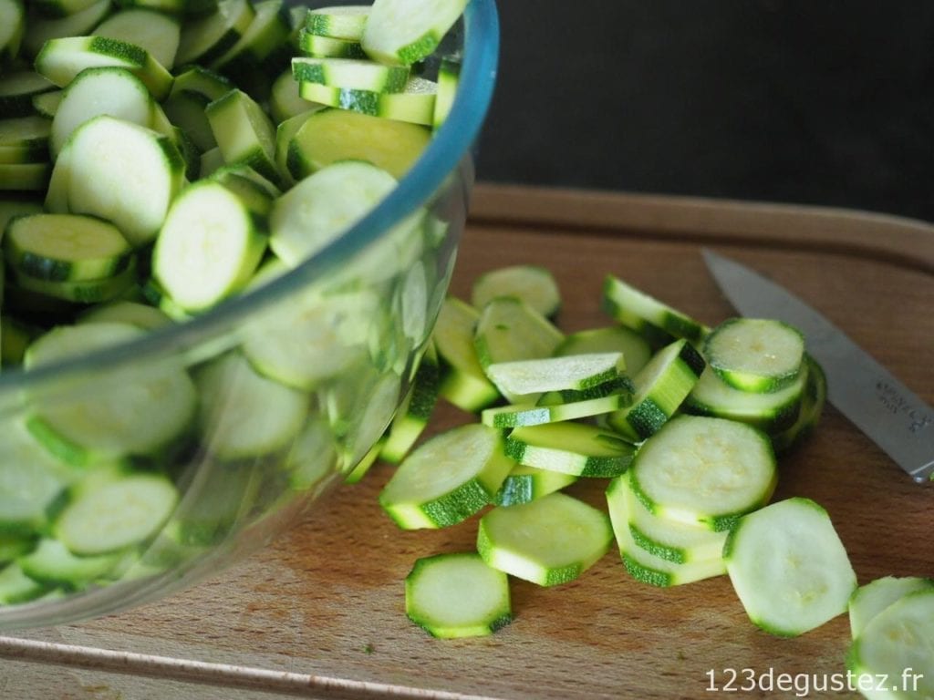 cake aux courgettes à la menthe