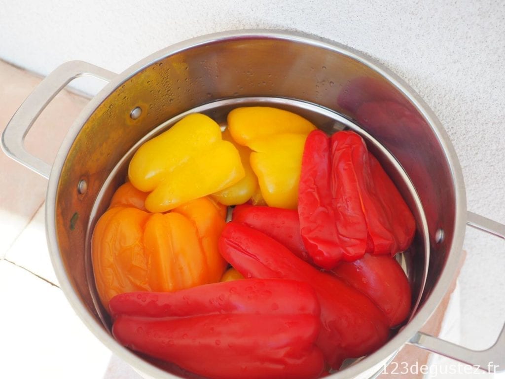 cuisson poivron vapeur