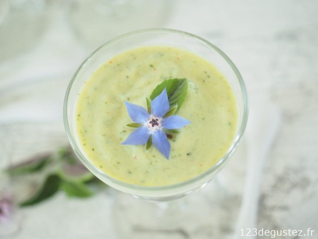 soupe de courgette froide