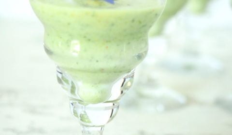 soupe de courgette froide