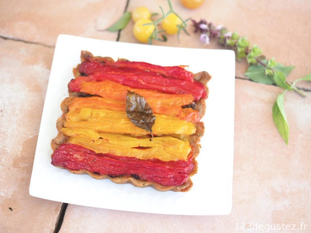 tarte aux poivrons