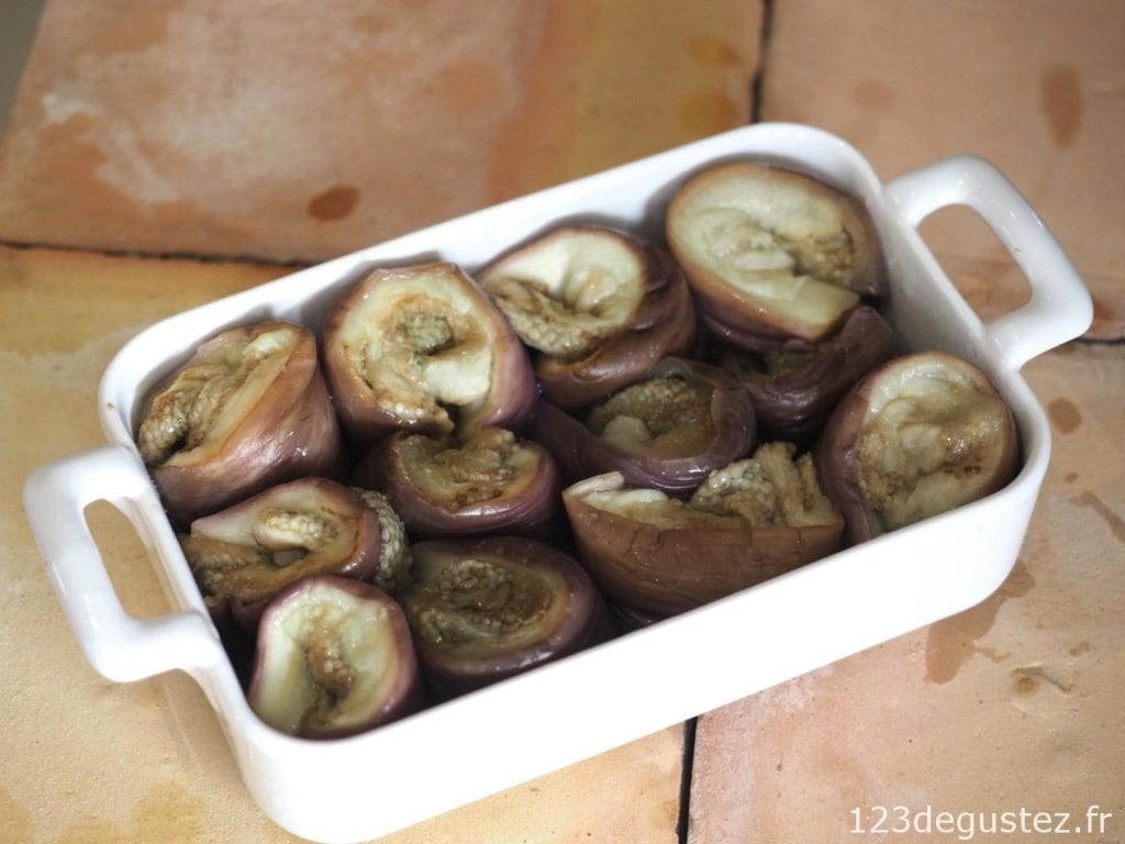 aubergine confite au four
