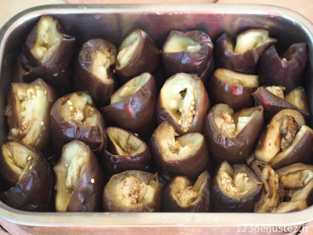 aubergine confite au four