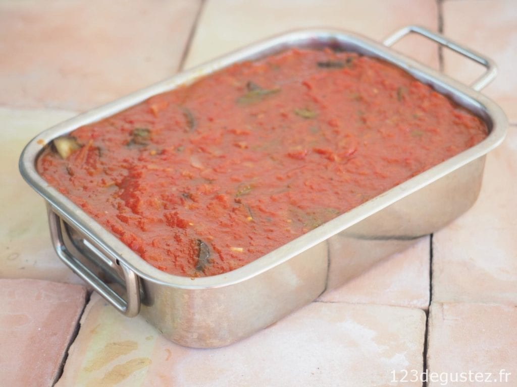 aubergine au four confite