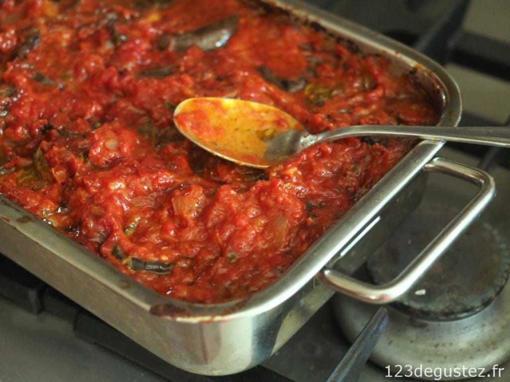 aubergine confite au four