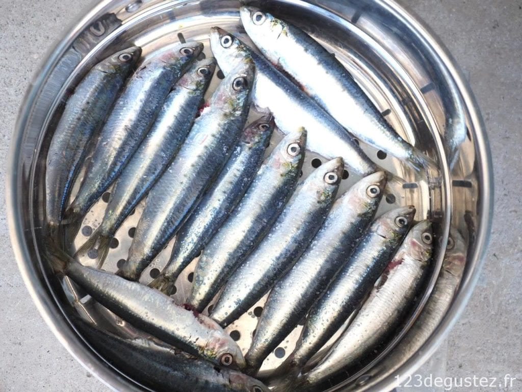 cuisson des sardines express