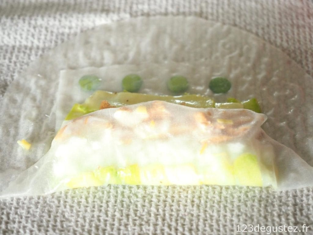 rouleau de printemps concours cuisine au thé