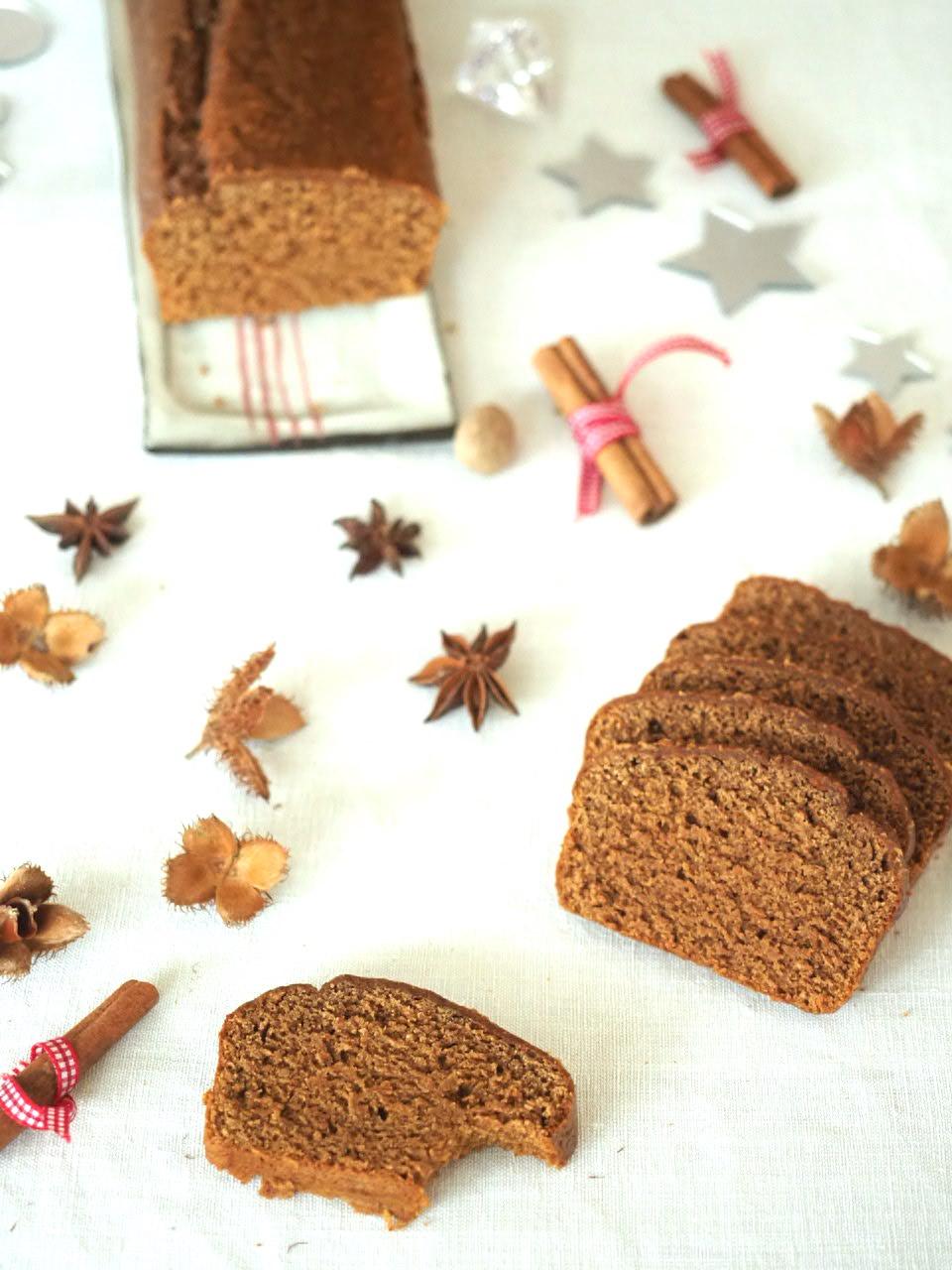 pain d'épices sans oeuf ni beurre