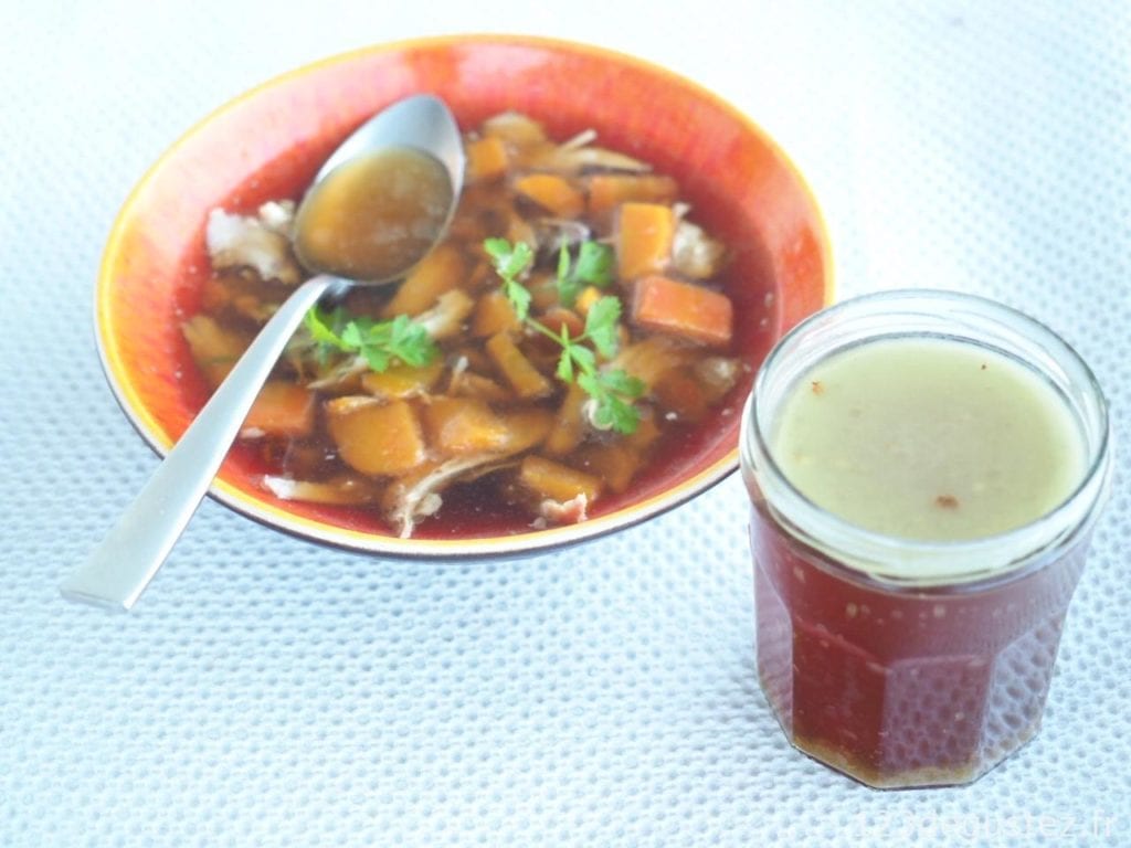 bouillon de poulet maison