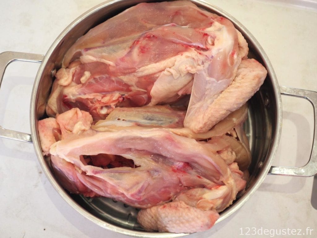 bouillon de poulet maison