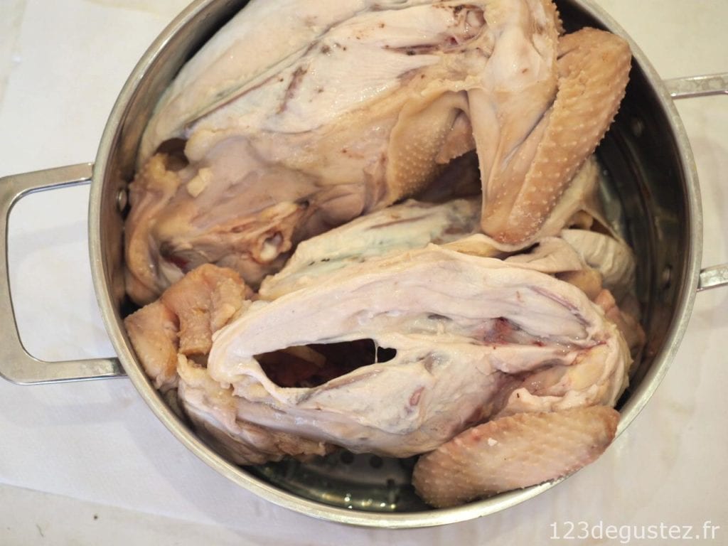 bouillon de poulet maison