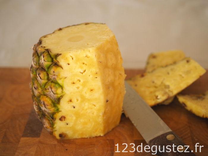 couper un ananas