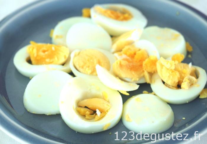 salade oeufs durs à l'oxalis