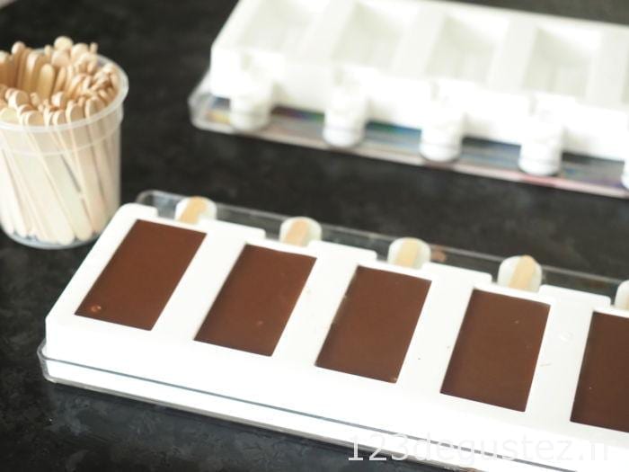 sorbet chocolat menthe