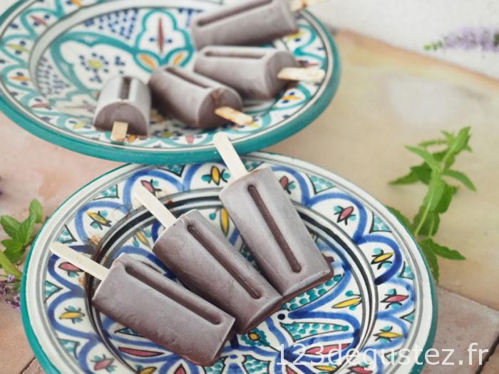 sorbet chocolat menthe