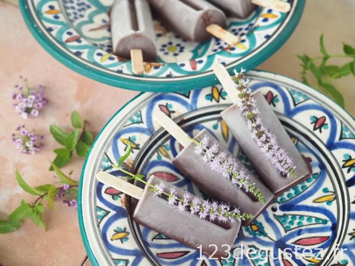 sorbet chocolat menthe