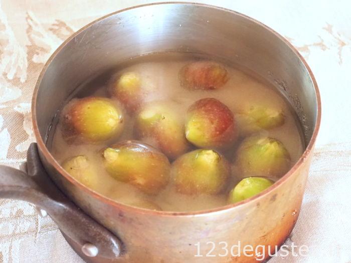 figue confite au sirop