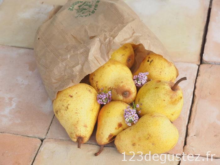 Sorbet poire Belle Hélène